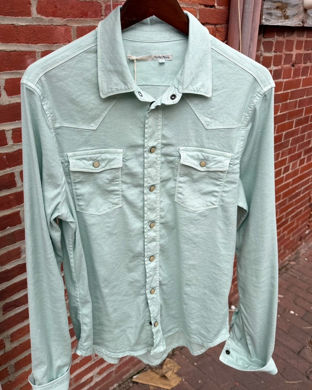 Roper Western Snap Shirt in Menta