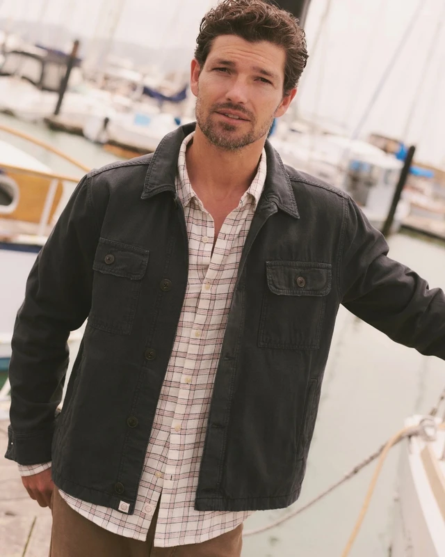 Patrick Overshirt in Faded Black