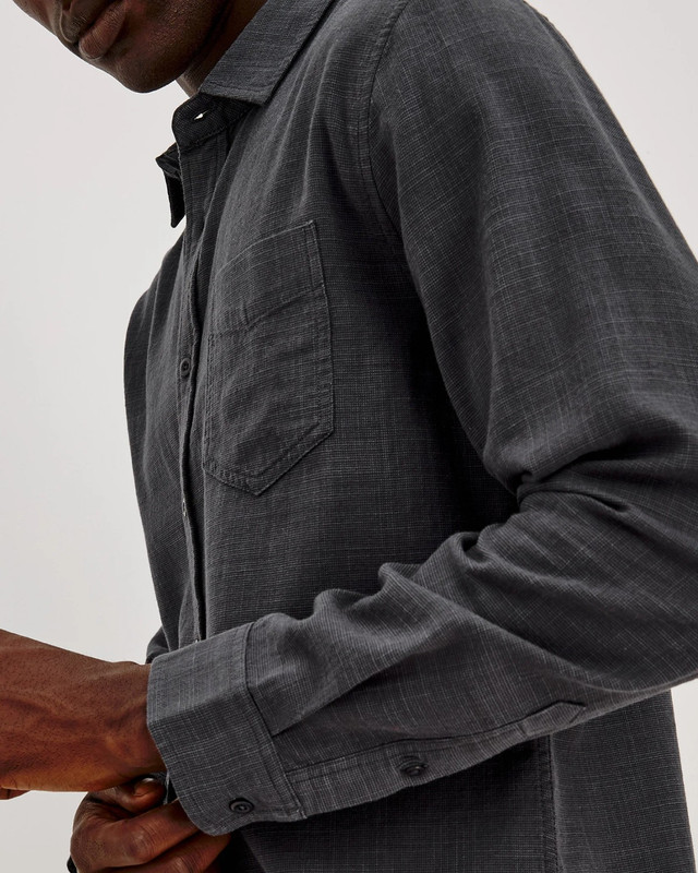 Wyatt Shirt in Midnight Etch