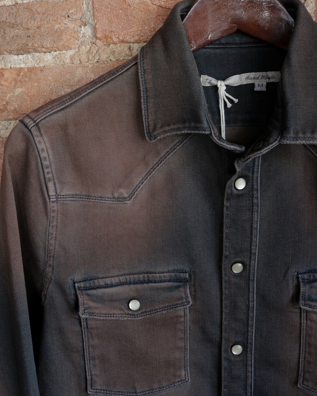 Roper Over-Dyed Western Snap Shirt in Desert