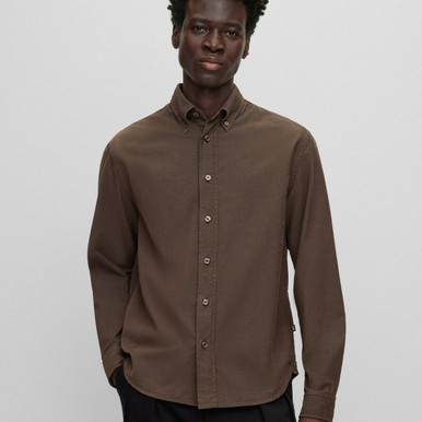 Hugo Boss Owen Micro Corduroy Shirt Weitzenkorns