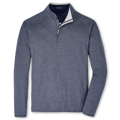 Peter Millar Crown Crafted Stealth Performance 1/4 Zip - Steel