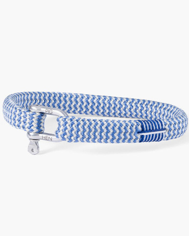 Pig & Hen Vicious Vik Bracelet - Indigo Purple Cream|Silver