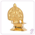 BRASS BABY ASTLAKSHMI VILAKKU-3.5 INCH