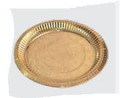 BRASS PLAIN PLATE-9 INCHES