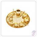 BRASS POOJA THALI SET SMALL
