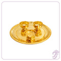 BRASS POOJA SET-8 INCH