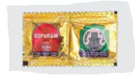 Gopuram Kumkum And Turmeric Combo Packs - (50 pairs-100 packs)