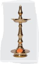 BRASS KERALA VILAKKU-8 INCH