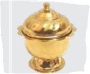 BRASS KUMKUM CHIMIL-3.5 INCH