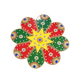 ACRYLIC RANGOLI STENCIL D-2 B