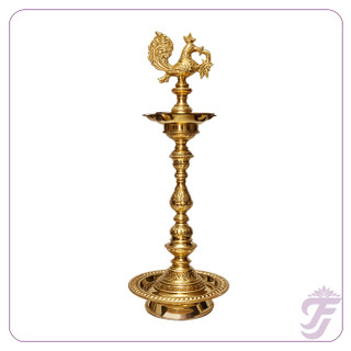 BRASS ANNAM KUTTU VILAKKU-10 INCH
