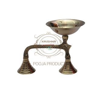 BRASS DHUPKAL-5 INCH