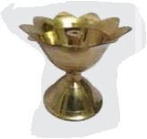 BRASS KAMAL DIYA-4 INCH