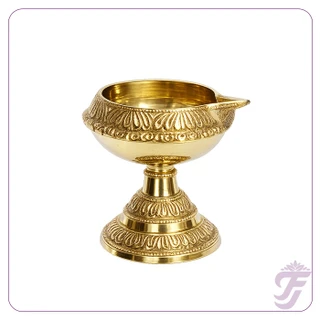 BRASS KUBER LAMP-2 INCHES