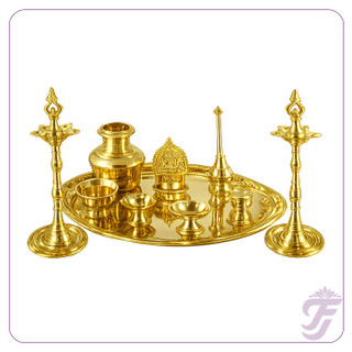 BRASS NIRAI KODAM SET-BIG