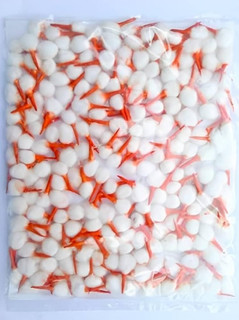 COLOUR TIP COTTON WICKS-RED (10 PCS/OUTER)