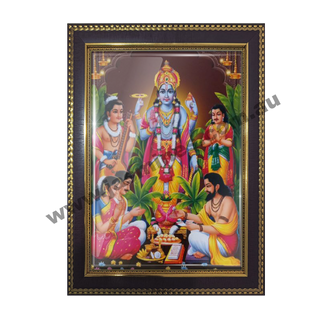 PHOTO FRAME SATYANARAYANA POOJA - LARGE