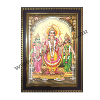 PHOTO FRAME SRI VALLI DEVYANI MURUGAN - SMALL PHOTO FRAME SRI VALLI DEVYANI MURUGAN - SMALL