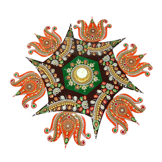 ACRYLIC RANGOLI STENCIL D-12 A
