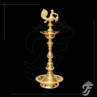 BRASS ANNAM KUTHUVILAKKU-26 INCH (WITH SWAN)