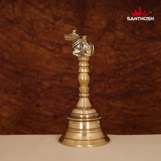 BRASS POOJA BELL-6 INCHES