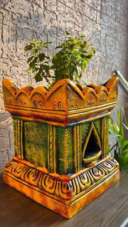 TULSI KYARA 12 INCH  TERRACOTA COLOUR