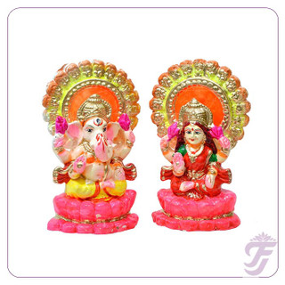LAKSHMI GANESH STATUE-7 INCH