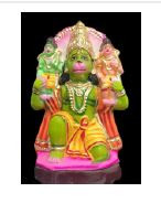KOLU DOLL-RAMAR LAKSHMANAN HANUMAN SITTING 11 INCH