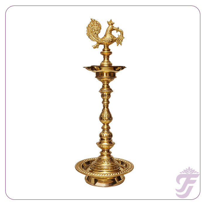 BRASS ANNAM KUTTU VILAKKU-8 INCH