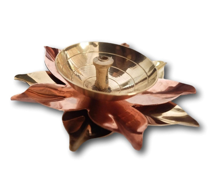 BRASS KAMAL DIYA-3 INCH