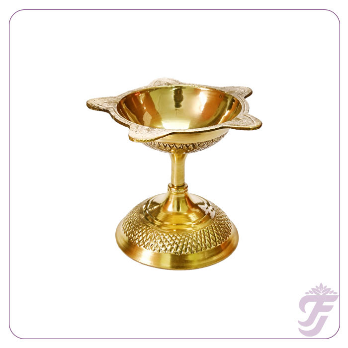BRASS KUNDULU PANCHVAT-3 INCH