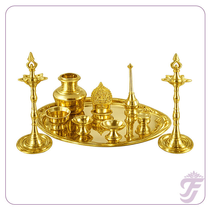 BRASS NIRAI KODAM SET-BIG