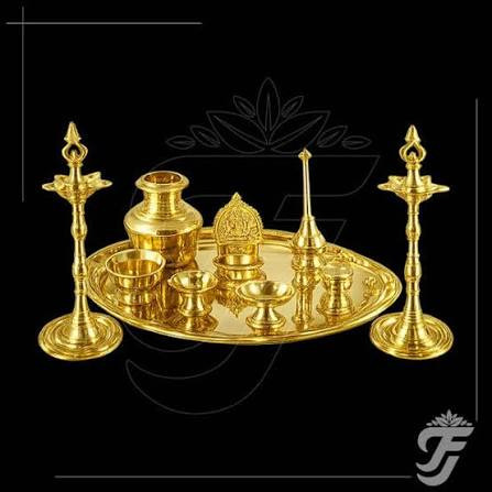 BRASS NIRAI KODAM SET-SMALL