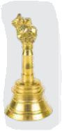 BRASS POOJA BELL-4 INCHES