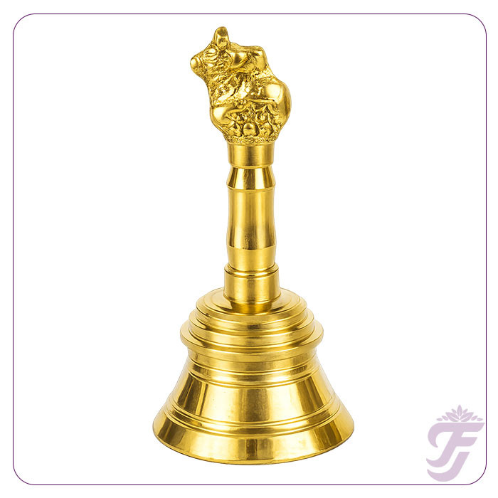 BRASS POOJA BELL-4 INCHES