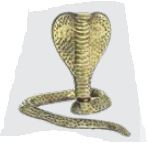 BRASS SNAKE STATUE-3 INCH