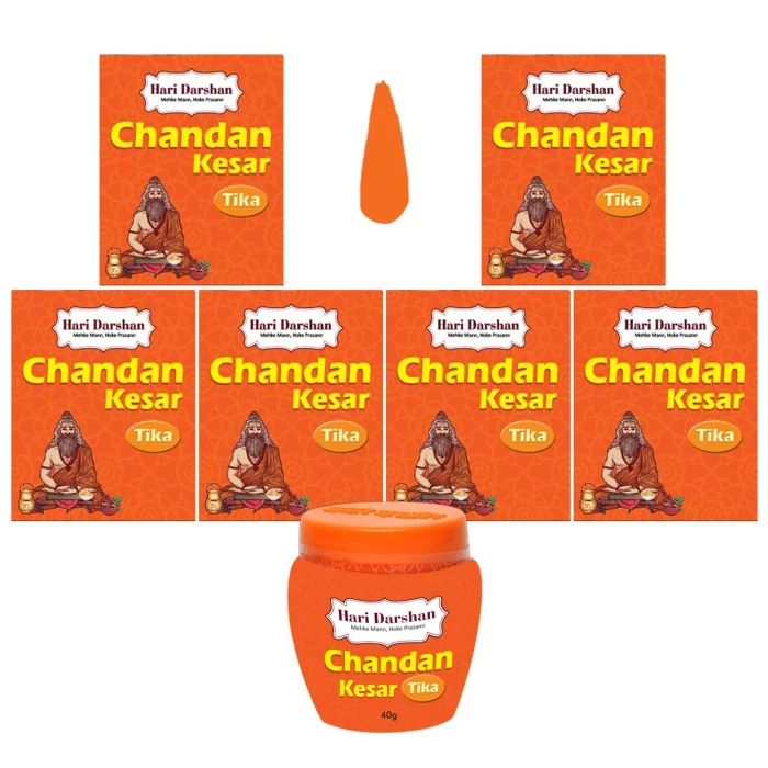 HARIDARSHAN CHANDAN TIKKA PASTE KESAR - 40 GRAMS