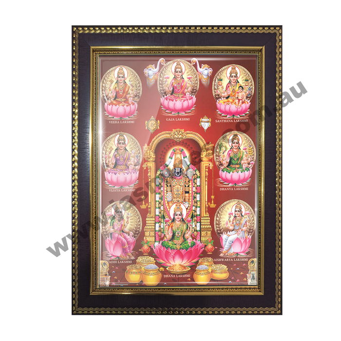 PHOTO FRAME ASHTALAKSHMI-BALAJI-1- LARGE PHOTO FRAME ASHTALAKSHMI-BALAJI-1- LARGE