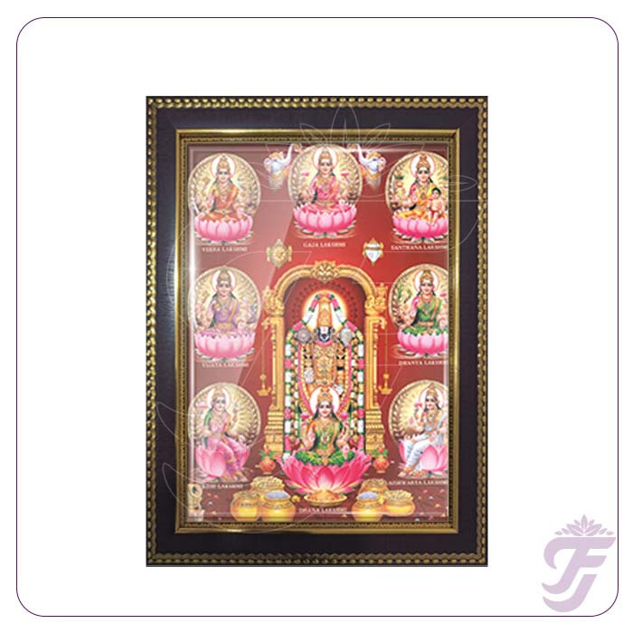 PHOTO FRAME ASHTALAKSHMI-BALAJI-1- LARGE