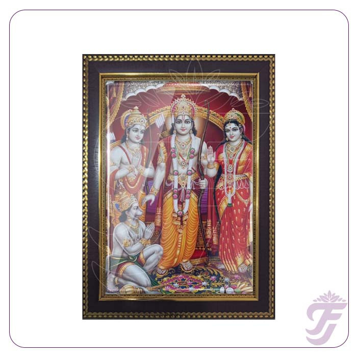 PHOTO FRAME SRI RAM PARIVAR - LARGE