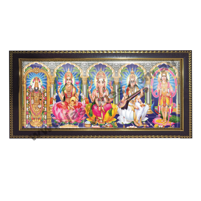 PHOTO FRAME WITH 5 GODS - D1