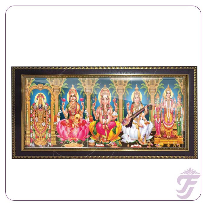 PHOTO FRAME WITH 5 GODS - D1