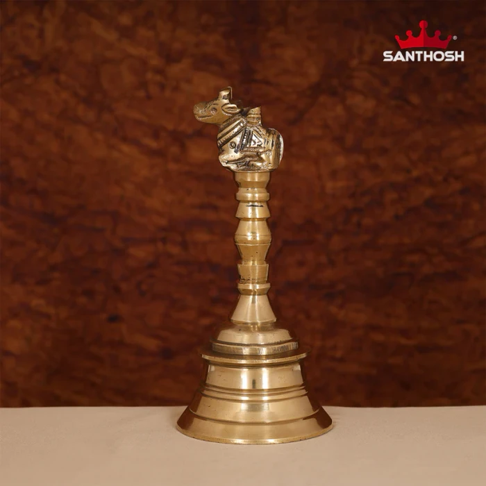 BRASS POOJA BELL-6 INCHES