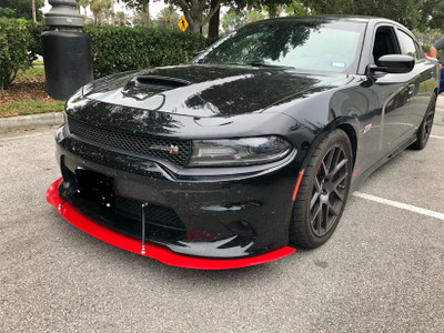 Side profile of a 2021 Dodge Charger GT equipped with the Downforce Solutions front splitter, emphasizing enhanced performance and sporty appearance. Side profile of a 2021 Dodge Charger GT equipped with the Downforce Solutions front splitter, emphasizing enhanced performance and sporty appearance.