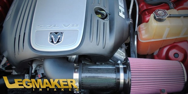 HEMI carbon fiber intake, Dodge Challenger engine bay, Charger performance mod, Chrysler 300 short ram system, Legmaker Intakes installation, S&B filter for HEMI, carbon fiber intake tube, Mopar engine upgrade, SRT8 air intake, FrankenTake III design
