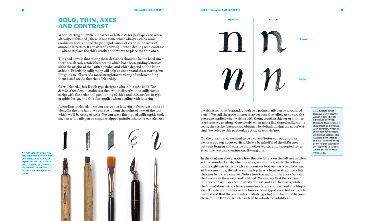 Sample spread 1 from Lettering to the Max by Ivan Castro