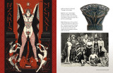 City of Pleasure spread showing an illustrated 1921 Paris ball ticket, a committee badge and costumed revellers.