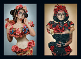 666 Photography by Gayla Partridge. Day of the Dead: El dia los muertos. Pinup book.
