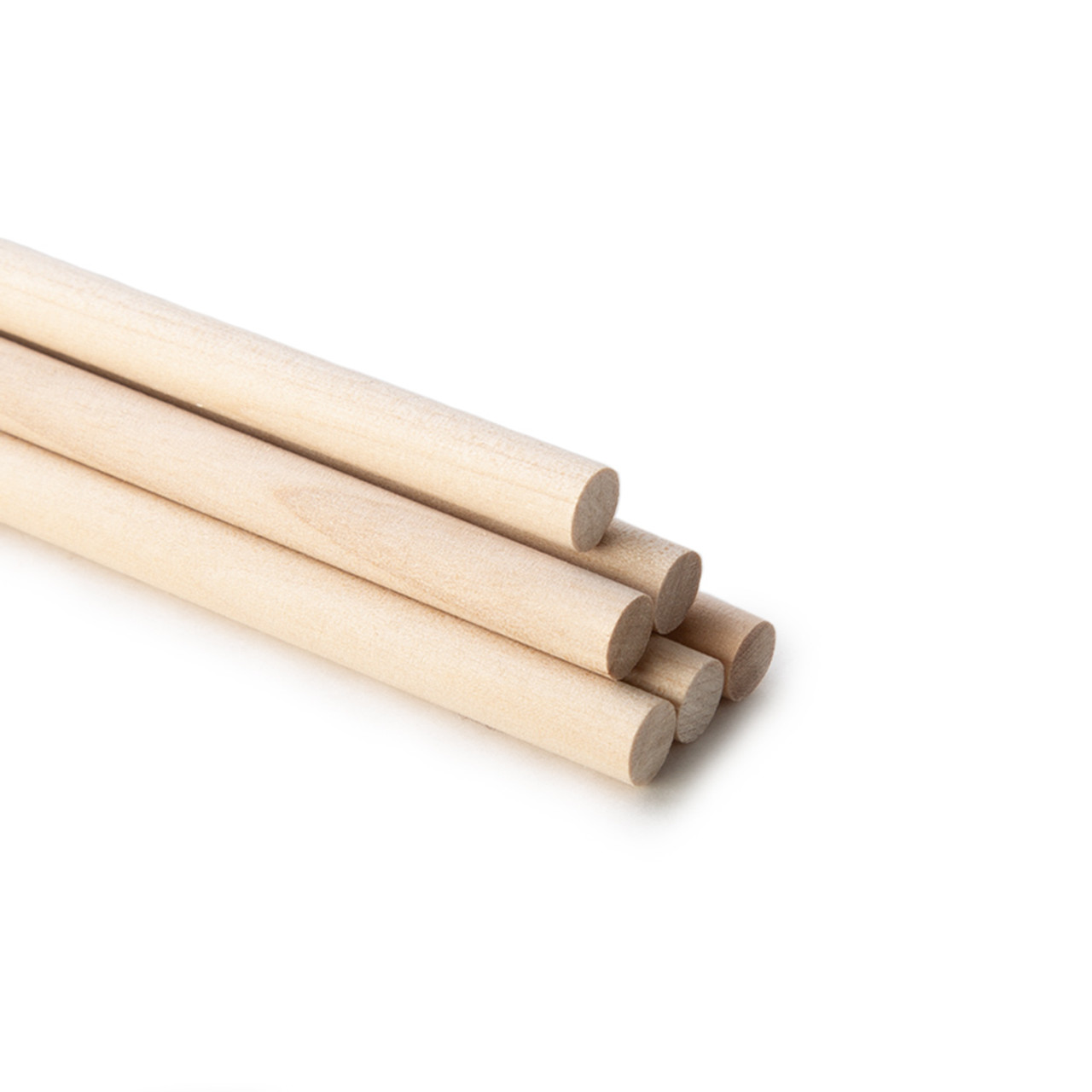 Wood Dowels - 1/4 Diameter X 48 Long 1/4” x 48” Wood Dowels [#208L